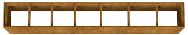 Corten acél kerti magaságyás 280x40x80 cm