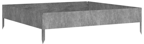 Corten acél kerti magaságyás 100x100x26 cm