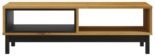 FLAM tömör fenyőfa dohányzóasztal 100 x 50 x 32,5 cm