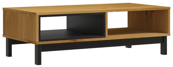FLAM tömör fenyőfa dohányzóasztal 100 x 50 x 32,5 cm