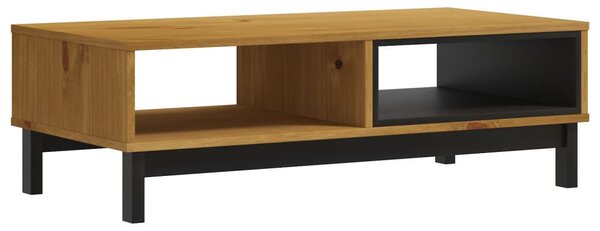 FLAM tömör fenyőfa dohányzóasztal 100 x 50 x 32,5 cm
