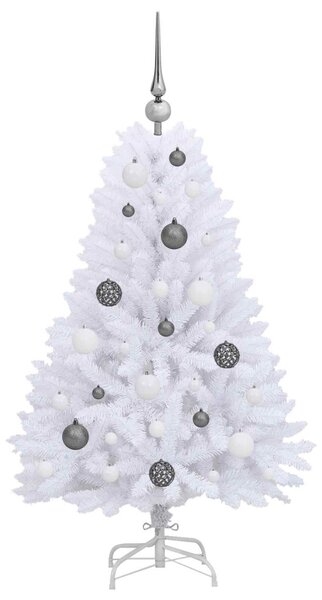 Mű karácsonyfa 120 cm PVC és Acél Fehér