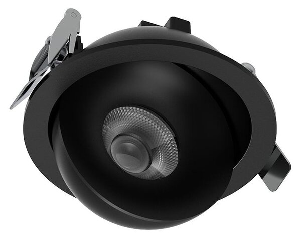 V-TAC CREE COB 12W süllyeszthető LED mélysugárzó, állítható szöggel, fekete házzal, CCT - SKU 24479