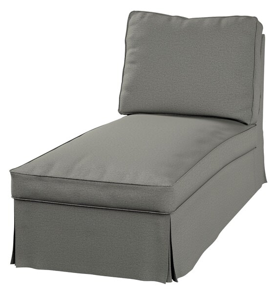 Huzat Ikea Ektorp karfa nélküli fekvőfotelhez (egyenes háttámla) termék színe szürke szövet fonott