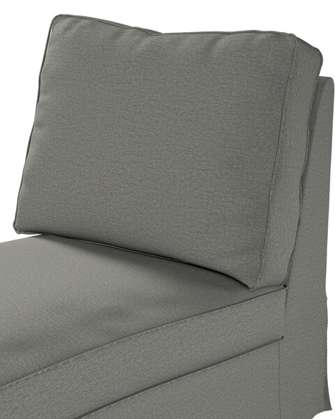 Huzat Ikea Ektorp karfa nélküli fekvőfotelhez (egyenes háttámla) termék színe szürke szövet fonott