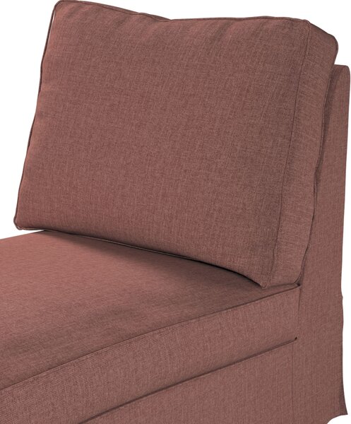Huzat Ikea Ektorp karfa nélküli fekvőfotelhez (egyenes háttámla) termék színe barna szövet fonott