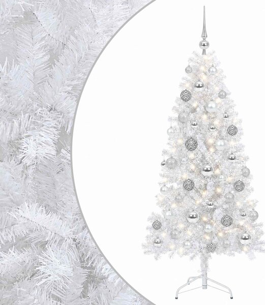 Műanyag Hajtogatós Karácsonyfa 150 cm 150 LED Meleg fehér
