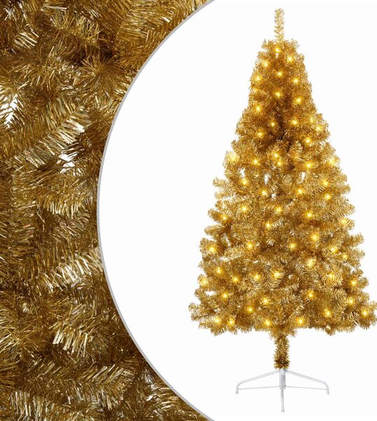 Műanyag Hajtogatós Karácsonyfa 120 cm 150 LED Meleg fehér