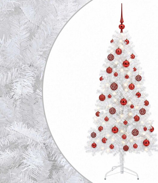 Műanyag Hajtogatós Karácsonyfa 150 cm 150 LED Meleg fehér