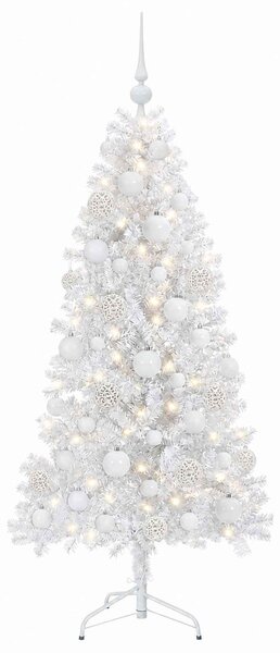 Műanyag Hajtogatós Karácsonyfa 150 cm 150 LED Meleg fehér