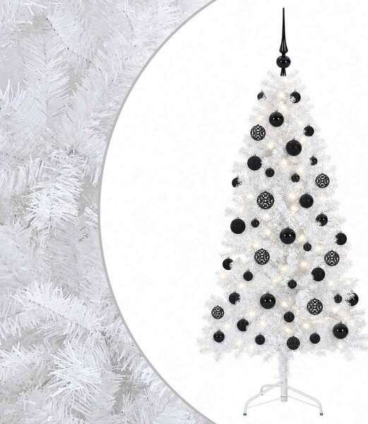 Műanyag Hajtogatós Karácsonyfa 150 cm 150 LED Meleg fehér