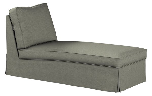 Huzat Ikea Ektorp karfa nélküli fekvőfotelhez (egyenes háttámla) termék színe szürke szövet fonott