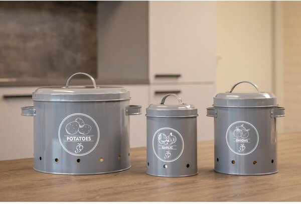 Acél hagymatartó doboz Secret Du Potager – Esschert Design