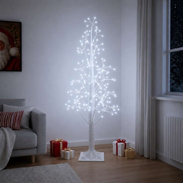 Karácsonyi csillagfény Fehér 17 x 17 x 150 cm Műanyag 304 LED
