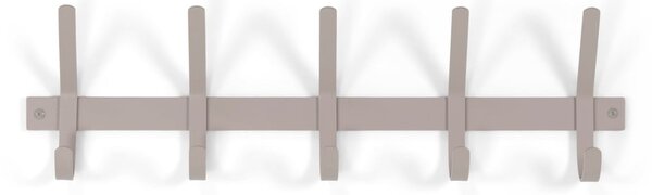 Szürkésbarna fém fali fogas 70 cm Dexter – Spinder Design
