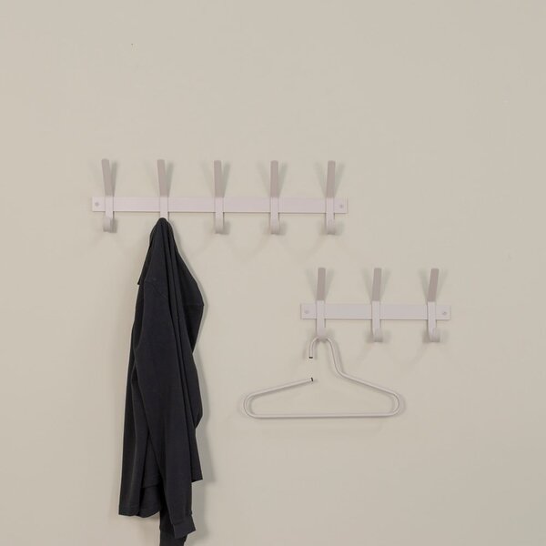 Szürkésbarna fém fali fogas 70 cm Dexter – Spinder Design