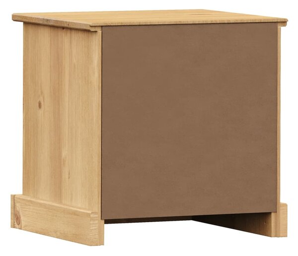 VidaXL VIGO tömör fenyőfa éjjeliszekrény 42x35x42 cm