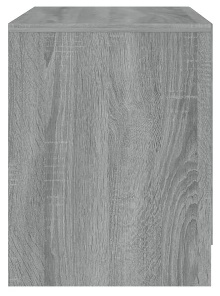 2 db szürke-sonoma színű éjjeliszekrény 45x34,5x44,5 cm
