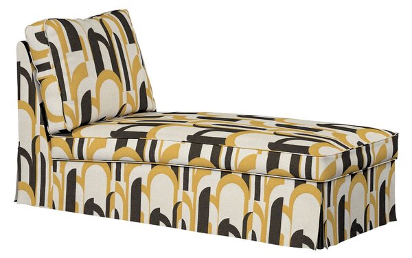 Huzat Ikea Ektorp karfa nélküli fekvőfotelhez (egyenes háttámla) termék színe színes szövet fonott, mintás