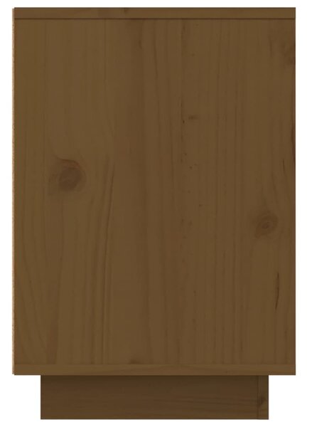 Mézbarna tömör fenyőfa éjjeliszekrény 50 x 34 x 50 cm