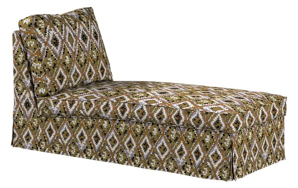Huzat Ikea Ektorp karfa nélküli fekvőfotelhez (egyenes háttámla) termék színe színes szövet fonott, mintás