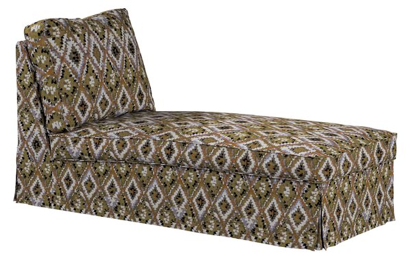 Huzat Ikea Ektorp karfa nélküli fekvőfotelhez (egyenes háttámla) termék színe színes szövet fonott, mintás
