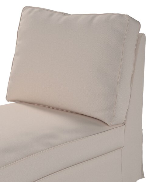 Huzat Ikea Ektorp karfa nélküli fekvőfotelhez (egyenes háttámla) termék színe rózsaszín szövet fonott