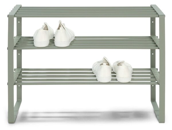 Szürkészöld fém cipőtartó 70x48,5x29 cm Rex – Spinder Design
