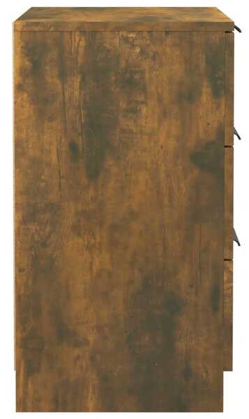 2 db füstös tölgyszínű éjjeliszekrény 40 x 36 x 65 cm