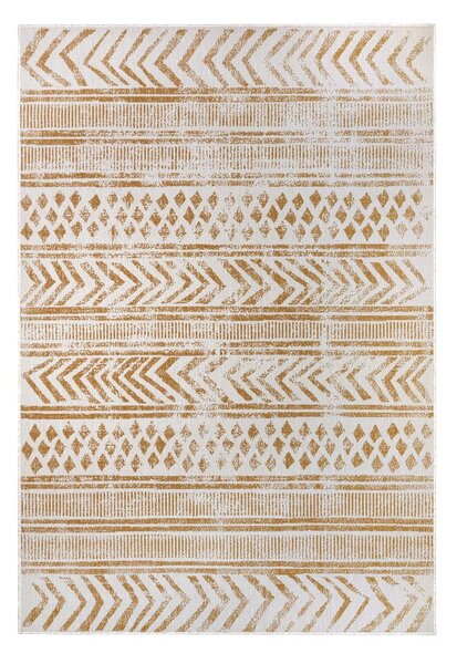Okkersárga-fehér kültéri szőnyeg 120x170 cm Biri – NORTHRUGS
