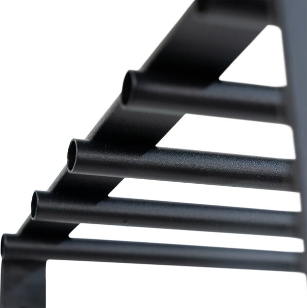 Fekete fém fali fogas polccal 100 cm Rex – Spinder Design