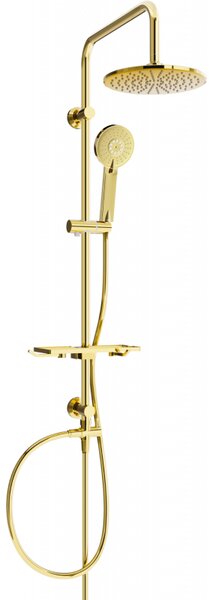 Mexen T40 zuhanygarnitúra felső fejjel 22 cm, arany, 798404093-50