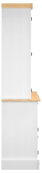 Corona fehér tömör mexikói fenyő magasszekrény 112x43x196 cm