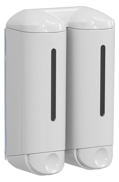 MARPLAST MARPLAST, SHOWER MEDIUM dupla folyékony szappanadagoló 2x250ml, fehér, A94801