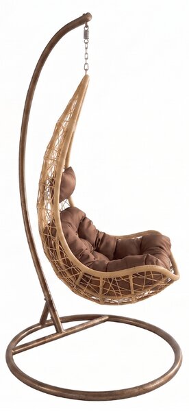Sárga függőszék AMAZONIA állvánnyal