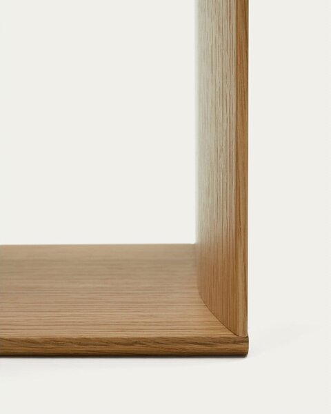 Natúr színű moduláris polcrendszer tölgyfa dekorral 101x38 cm Litto – Kave Home