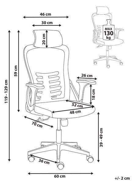 Irodai szék ERGONOX Szürke