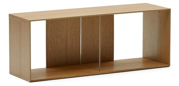 Natúr színű moduláris polcrendszer tölgyfa dekorral 101x38 cm Litto – Kave Home