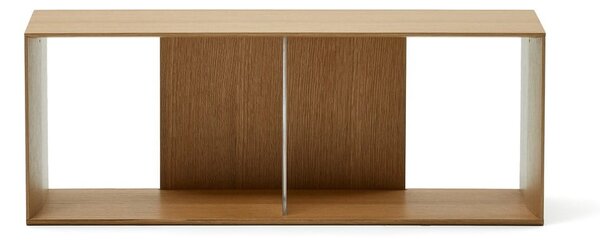 Natúr színű moduláris polcrendszer tölgyfa dekorral 101x38 cm Litto – Kave Home