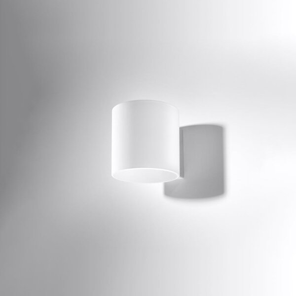 Fehér fali lámpa ø 10 cm Gino – Sollux