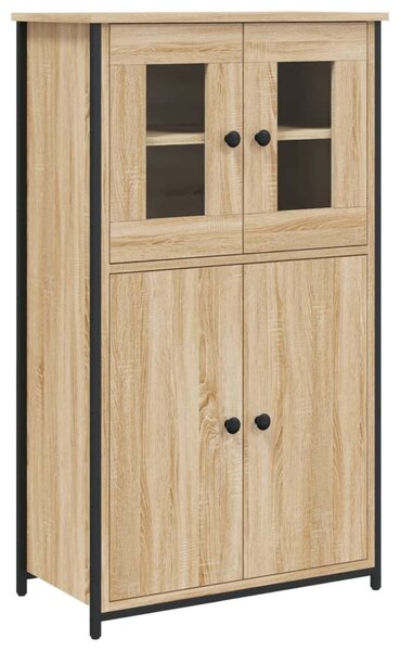 Sonoma tölgy szerelt fa magasszekrény 62 x 32 x 106,5 cm