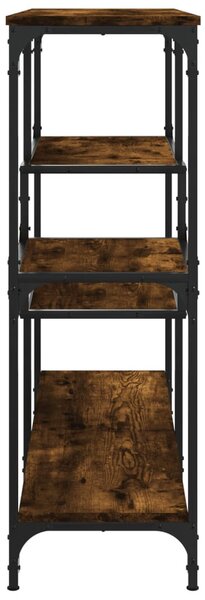 Füstös tölgy színű szerelt fa tálalóasztal 103 x 32 x 95 cm