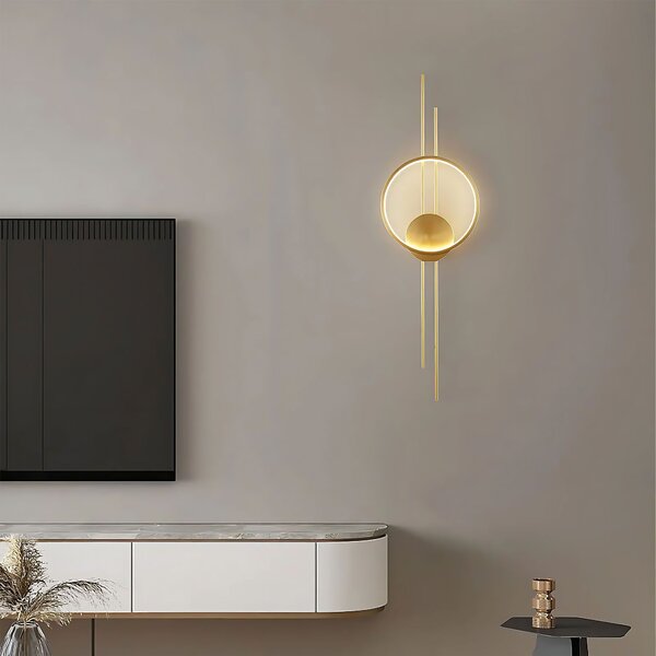 FALI LÁMPA LED APP1781-W BRUSH GOLD