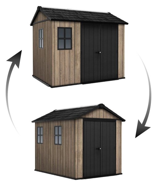 Keter Apex 7,5 x 9 Ashwood kerti ház padlóval