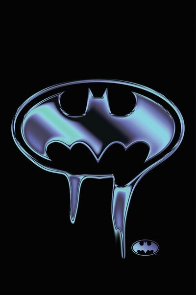 Művészi plakát Batman - Liquid Symbol, (26.7 x 40 cm)