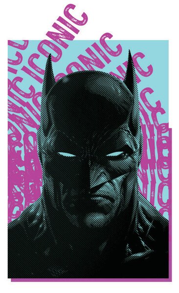 Művészi plakát Batman - Iconic, (26.7 x 40 cm)