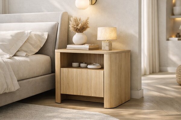 Sorrenti éjjeliszekrény 58 cm – vicenza tölgy