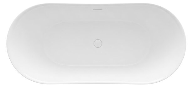 Rea Lusso Slim, szabadon álló kád 170×74 cm, fehér, REA-W0504