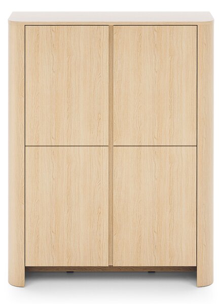 Sorrenti magas komód 103 cm – vicenza tölgy