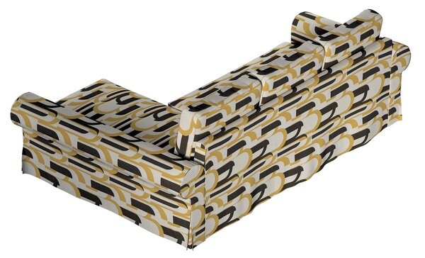 Huzat a Backabro kinyitható karfás kanapéra termék színe színes szövet fonott, mintás